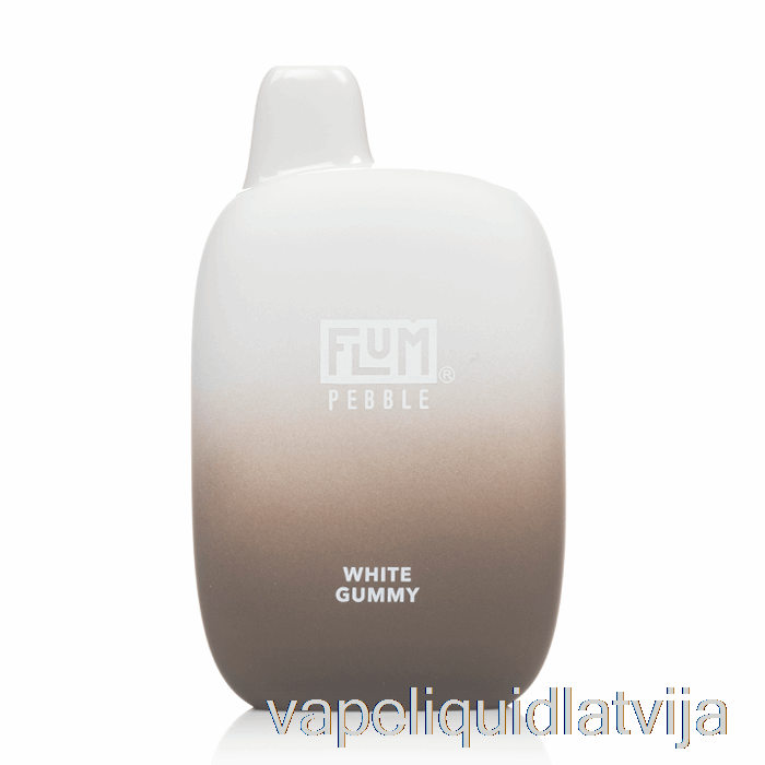 Flum Pebble 6000 Vienreizējās Lietošanas Balts Gumijas Vape šķidrums